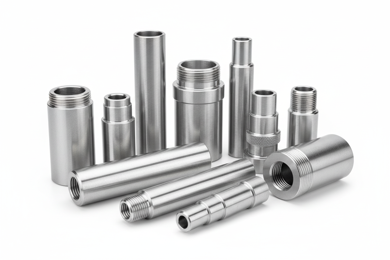 turned aluminium parts